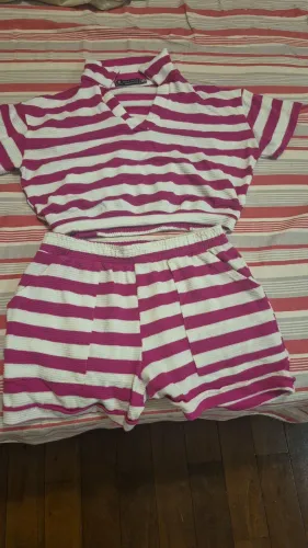 Conjunto blusa e short Polo - 10 anos
