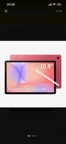 Tablet Samsung 1 mês de uso
