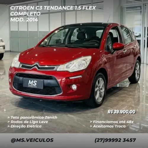 Citroen C3 Tendance 1.5 Flex 8V 5P Mec. 2014