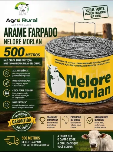 PROMOÇÃO IMPERDÍVEL ( ARAME FARPADO NELORE 500MT )