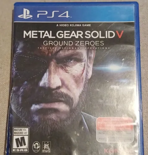 Jogo Metal Gear Solid V Ground Zeroes PS4 Original