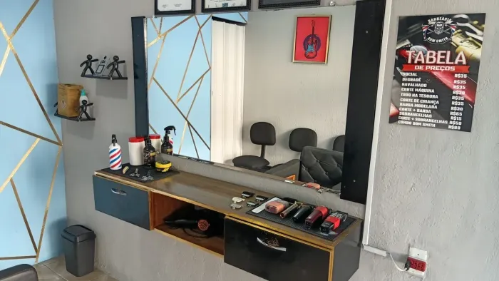 Bancada + Espelho Barbearia