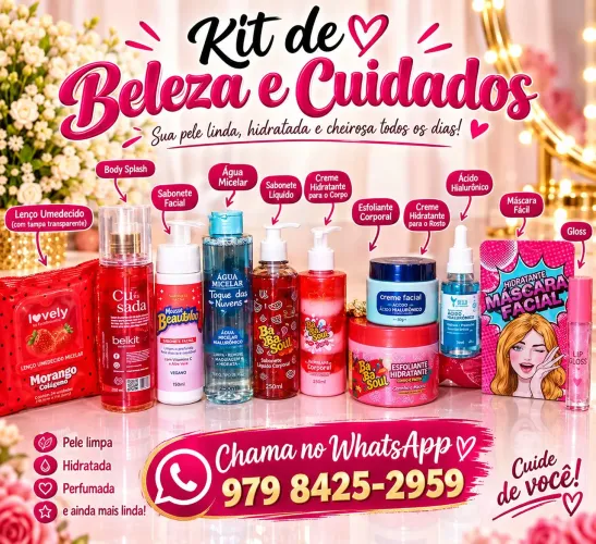 Kit de produtos para nosso cuidado