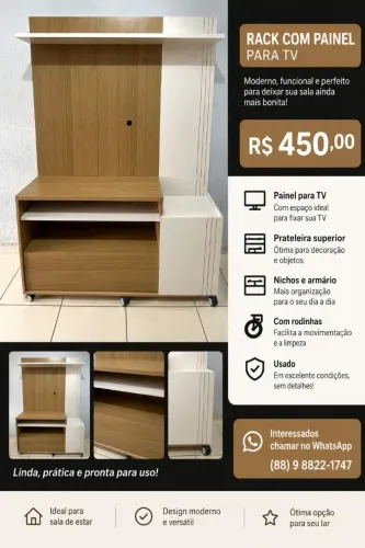 Rack semi novo