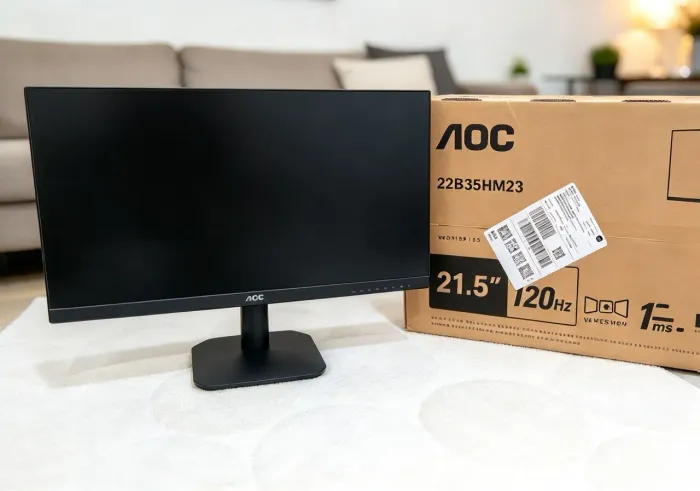 Monitor Gamer AOC, 21.5 Pol, FHD, 1ms, 120Hz, Adaptive-Sync, HDMI/VGA,