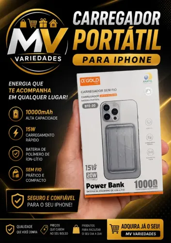 Carregador portátil de iPhone
