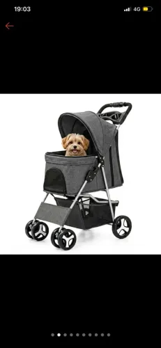 Carrinho pet cachorro gato
