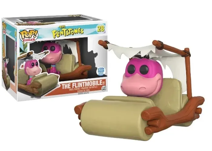Funko Pop! Rides The Flintmobile The Flintstones Edição Limitada Exclusivo 28