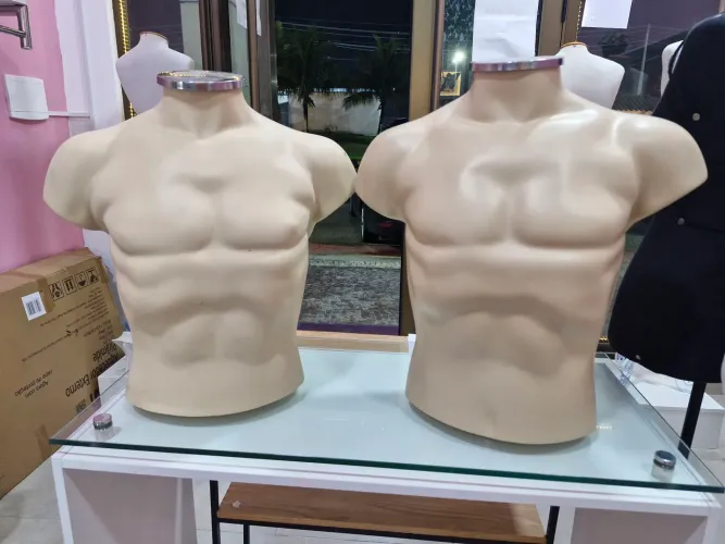 Manequim busto masculino ( par). NÃO FACO ENTREGA