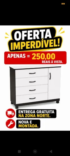 Oferta imperdível das nossas cómodas.