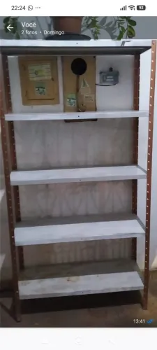 Estante em aço. vendo.