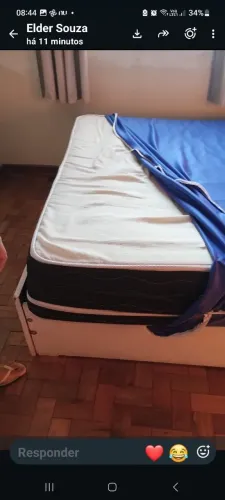 Vendo cama d casal c colchão