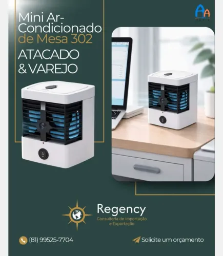 Mini ar condicionado de mesa 302