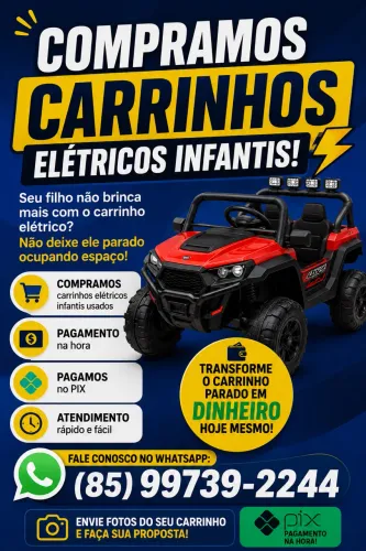 Compramos seu carrinho 