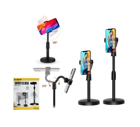 Suporte Celular de Mesa Portátil 360° B-Max