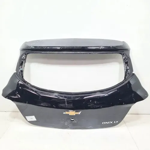 Tampa Traseira Gm Onix Hatch 2013 2019 Preto C/ Furo Detalhe