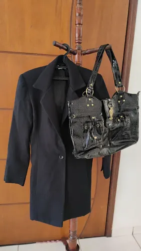 Casaco de Lã + Bolsa Nova !!