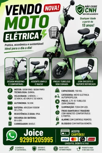 Vendo moto elétrica 0km