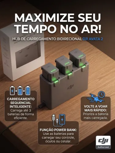 Hub de Carregamento DJI Avata 2 (Original)