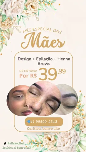 Sobrancelhas com henna