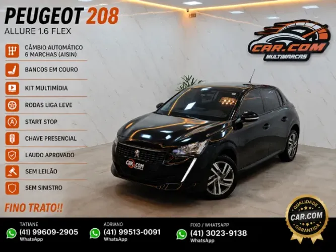 Peugeot 208 Allure 1.6 Flex 16V 5P Aut. 2022