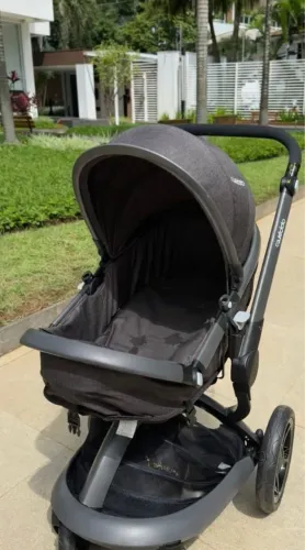 Carrinho, bebê conforto e base - Quantum-kiddo 