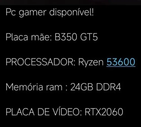 Computador Gamer