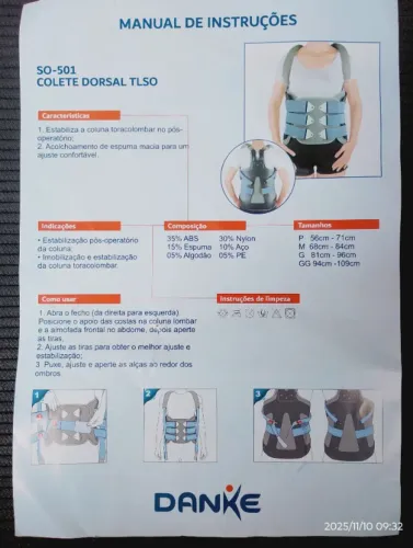 Colete Dorsal