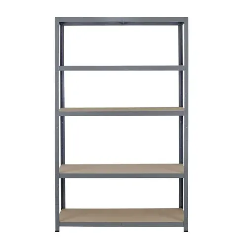 Prateleira de ferro e MDF modular