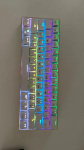 Teclado Mecânico Gamer RGB 60%