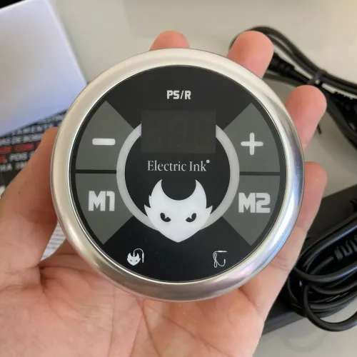 Fonte PS Round Electric Ink Para Tatuagem 