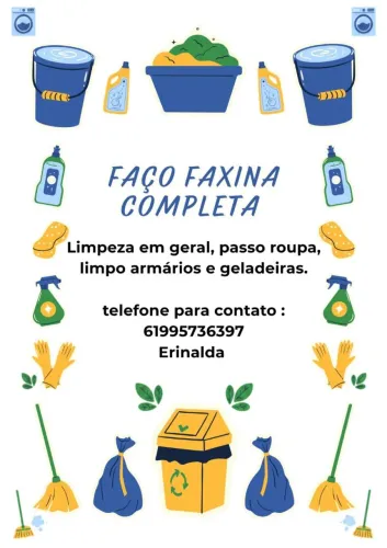 Faço faxina completa