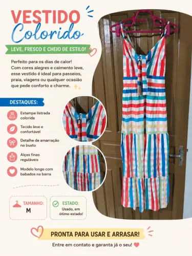 Vestido lindo para várias ocasiões