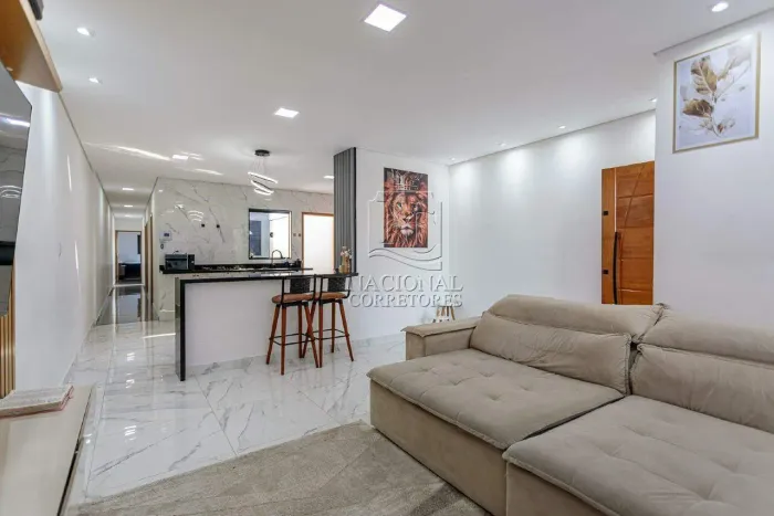 Sobrado para locação, com fino acabamento 215,5 m²- Parque Novo Oratório - Santo André/SP