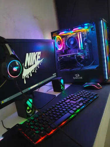 PC Gamer Completo Ryzen 7 5700X + RX 5500 XT | Falta Apenas a Fonte De Alimentação