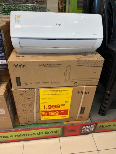 Ar-condicionado 9 mil btus novo comprado a 20 dias valor 1800 reais