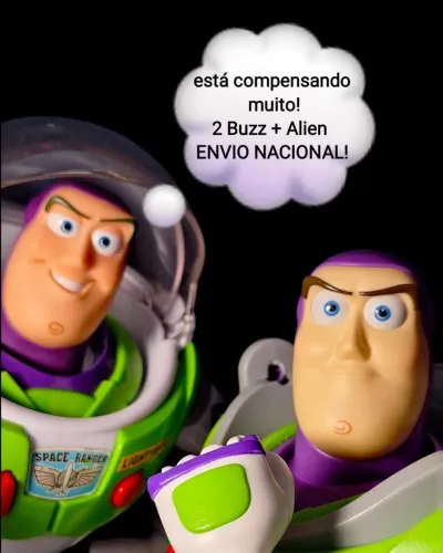 Kit BUZZ LIGHTYEAR SAM'S CLUB + THINKWAY FALANTE + ALIEN - TOY STORY!