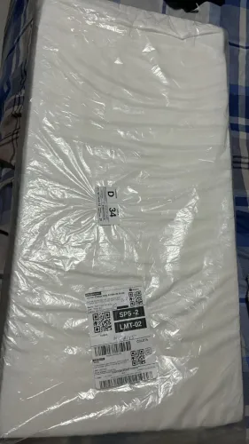 COLCHÃO + LENÇOL (AZUL) PARA MINIBERÇO ( 80X40CM ) 