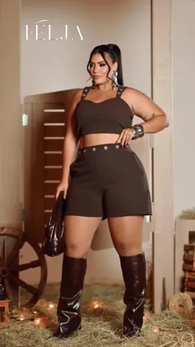 Conjunto plus size 