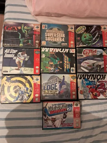 Lote cartuchos Nintendo 64.