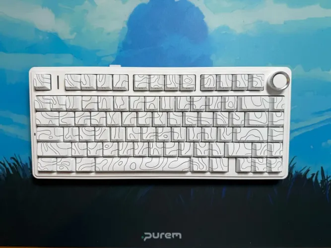 (NOVO) Teclado Magnético Aula F75 HE