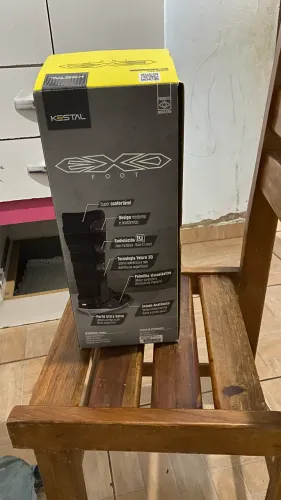 Bota Imobilizadora Curta Exofoot Kestal Preto/Amarelo