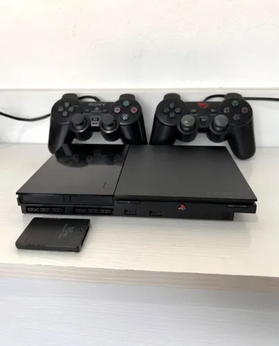 PlayStation 2 + 15 Jogos + 2 Controles
