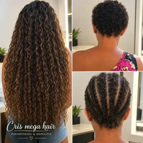 Aplicação de maria hair