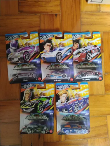 Hotwheels Acceleracers Silver Series Set