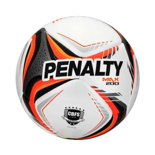 Bola Penalty Futsal Max 50 ou 100  ou 200 SUB12-13 bco/lrj