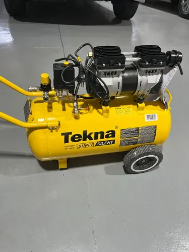 Compressor de ar Tekna 50L isento de óleo (Novo)