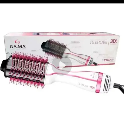 Secadora Modeladora GA.MA Italy Glamour Pink Brush 3D