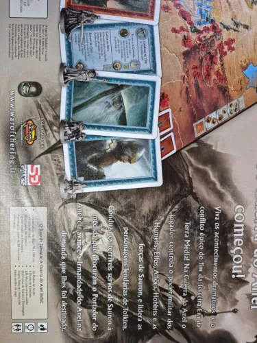 Jogo tabuleiro "A Gerra do Anel"