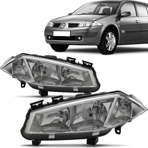 Farol Renaut Megane Cromado 2006 2007 2008 2009 2010 2011 2012